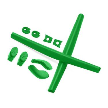 Imagem de ToughAsNails Kits de borracha de substituição Deep Green para óculos de sol Oakley Juliet