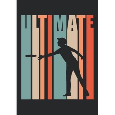 Imagem de Notizbuch A4 dotted, gepunktet, punktiert mit Softcover Design: Vintage Ultimate Frisbee: 120 dotted (Punktgitter) DIN A4 Seiten