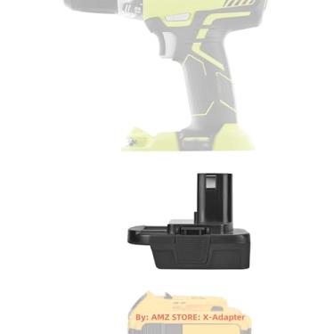 Imagem de Adaptador de bateria para Ryobi 18V ferramentas sem fio usos para baterias de íon de lítio DeWalt 20V MAX XR, com 5V 2.1A MAX USB porta de carregamento - estoque dos EUA