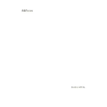 Imagem de ABNotes Dot Grid 4M XL A4 White: Quadernone/Taccuino Puntinato 4mm per Bullet Journal o Lettering - Bianco - Grosso 400 Pagine - Con puntini chiari distanti 0,4 cm - Fogli spessi