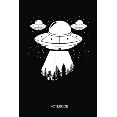 Imagem de Alien Notebook: Extraterrestrial Sci Fi Alien Unidentified Flying Object Ufo | Alien Journal, Lined Journal Ufo, Ufo Journal, Lined Journal Alien, Size 6 X 9", 120 Pages.
