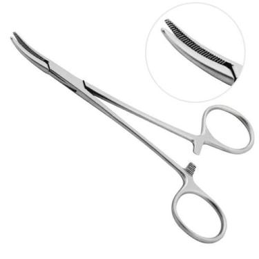 Imagem de Pinça Halstead Mosquito Curva 12 Cm  Social Instrumentos 