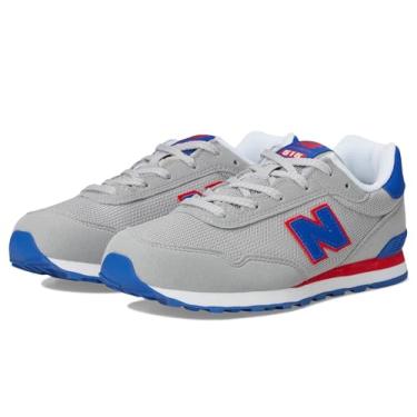Imagem de New Balance Tênis infantil unissex 515 V1 com cadarço, Raincloud/Team Royal, 19