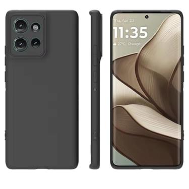 Imagem de Capa Capinha De Silicone Preta Para Moto Edge 50 Neo Tela de 6.4 Polegadas - (Hard Glass Store)