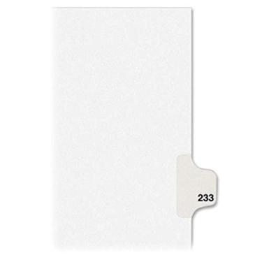 Imagem de Divisórias de exibição legais individuais Avery, estilo, 233, aba lateral, 21,59 x 27,94 cm, conjunto com 25 (82449)