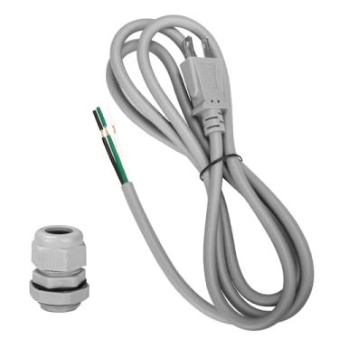 Imagem de Ahuliao Kit De Cabo De Alimentação Para Ventiladores Radonaway Radon E Ventiladores Spruce Dryer Boost (6 Pés, 3 Pinos, Calibre 18)