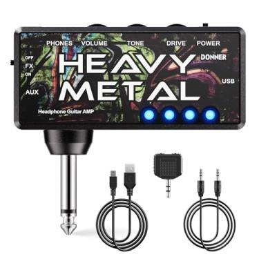 Imagem de Donner Amplificador De Fone De Ouvido De Guitarra Heavy Metal Usb Recarregável Mini Amplificador De Fone De Ouvido De Bolso Para Guitarra Elétrica