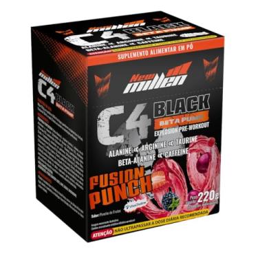 Imagem de Pré Treino C4 Black Beta Pump Fusion Punch New Millen (22x10g)