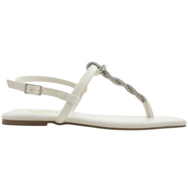 Imagem de Sandália Feminina Rasteira Casual Básica Dia a Dia com Strass Ft Ana Castela Sua Cia 8230.15606