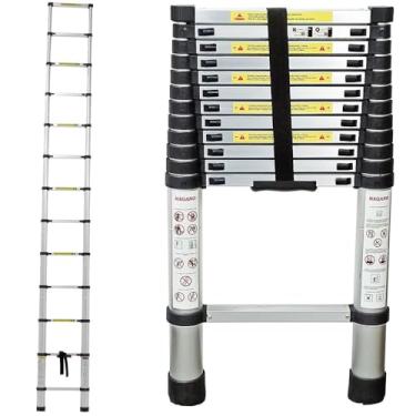 Imagem de Escada Alumínio Telescópica 3.8 m 13 Degraus - Multifuncional
