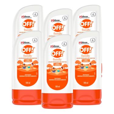 Imagem de Repelente Off Family Loção 100ml - Kit c/ 6 unidades