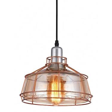 Imagem de Pendente Vidro ARO 260 Taschibra E27 Âmbar