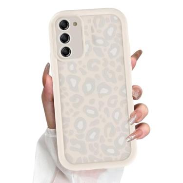 Imagem de Yomjew Linda capa de telefone com estampa de chita para Samsung Galaxy S23 5G, capa de 6,1 polegadas, design de estampa de leopardo estético, capa de proteção completa para lente de câmera à prova de