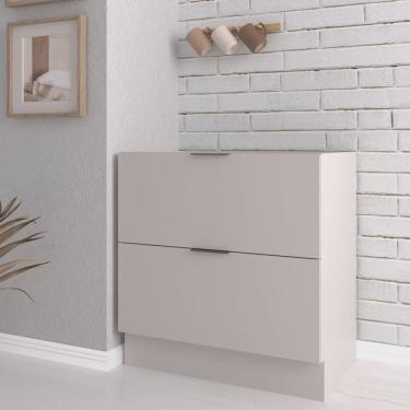 Imagem de Balcão 2 Gavetões com Gaveta Auxiliar sem Tampo com Rodapé Puxador 150mm Ipanema CabeCasa