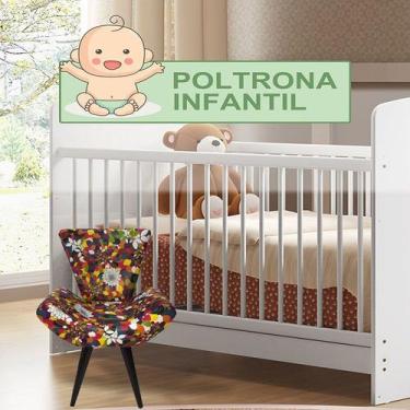 Imagem de Poltrona Infantil Elegance Floral Impermeável - Sua Casa Decor