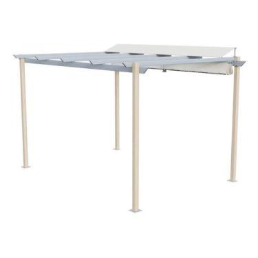 Imagem de Pergolado De Alumínio Alto Luxo - Importado - 258x400x282cm - Naterial