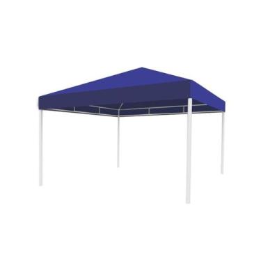 Imagem de Tenda piramide 4,50x4,50 metros - Goiania Tendas, Azul royal, 2,50m