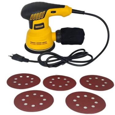 Imagem de Lixadeira Orbital Bomder 110V Acompanha 5 lixas 300w, 110V