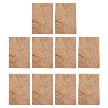Imagem de Sax Neck Cork, 10pcs Auto Adesivo Sax Alto Folha de Cortiça para Saxofone Tenor Soprano, Universal Joint Cortiça Folha Acessórios Instrumento de Substituição para Desenho ou