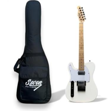 Imagem de Guitarra Telecaster Seven Stc-307 HH-LH Branca Canhota C/Bag