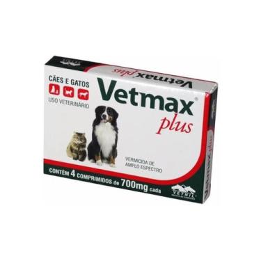 Imagem de Vermífugo Para Cachorro Vetmax Plus 4 Comprimidos