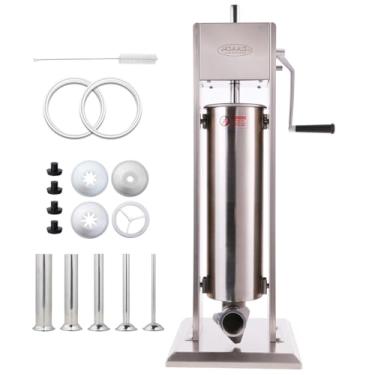 Imagem de Hakka 2 em 1 máquina de fazer Churro Stuffer e Espanhola, Sliver, 15LB/7L, 1