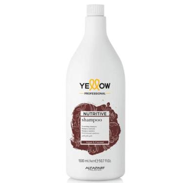 Imagem de Shampoo Nutritive Yellow Argan 1,5 litro Alfaparf Nutrição Brilho Forç