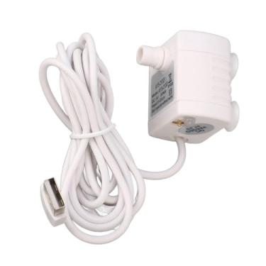 Imagem de Bomba de água Silenciosa de água para Animais de Estimação, Evita Queimaduras a Seco, Motor Sem Escova DC, Alimentado por USB, Mini Cat Water Dispenser Bomba, Baixo Consumo de