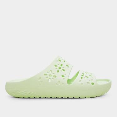 Imagem de Sandália Crocs Floreal Cut Out Unissex, Verde, 38