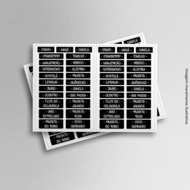 Imagem de Kit 2 Cartelas de Adesivos para Especiarias de Gim 14cmx20cm - Present