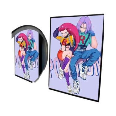 Imagem de P-Pokémon R-Rocket Team Vintage Posters Sticky Vintage Room Home Bar C