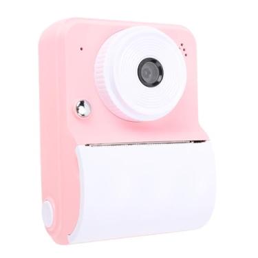 Imagem de Acouto Câmera de Impressão de Vídeo de 48MP para Crianças, Câmera Compacta de 1080p Com Câmeras de Auto -zoom de 16x para Meninos e Cartão de 32 GB, Câmera Digital Instantânea Com (PINK)
