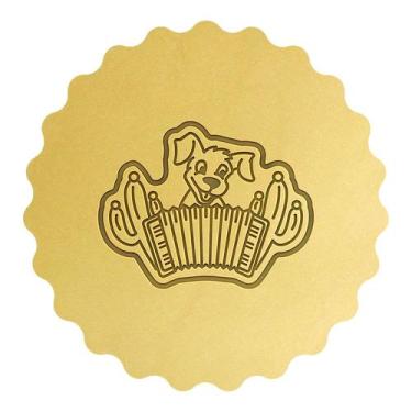 Imagem de Cortador Biscoito Festa Junina Cachorro com Sanfona - DOCE IMPRESSO, 4