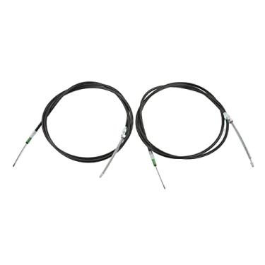 Imagem de Karlak Kit de Montagem de Cabo de Freio de Estacionamento de Emergência, Conjunto de Cabo de Freio de Mão de Plástico ABS para Conversões de Disco Traseiro, Freios de Tambor de Fábrica