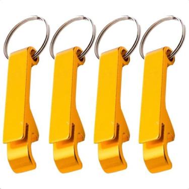 Imagem de Kit 4 Abridor de Latas Garrafa Chaveiro Brindes Varias Cores - Abrolho