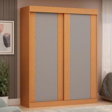 Imagem de Guarda Roupas Roupeiro 2 Portas de Correr Flex 100% Mdf Toledo - Genia