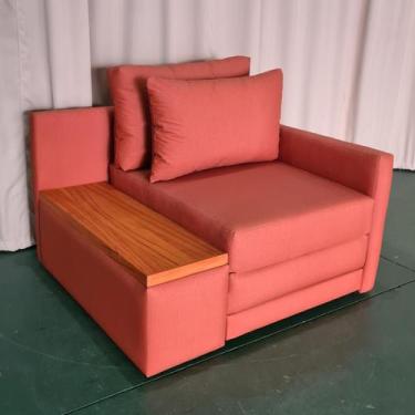 Imagem de Poltrona Cama Solteiro com Tampo Lateral Esquerdo Tecido Acquablock 10