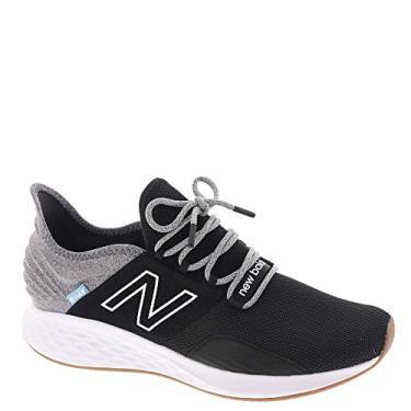 Imagem de New Balance Fresh Foam Roav V1 Tênis masculino, Black/Light Aluminum, 10.5