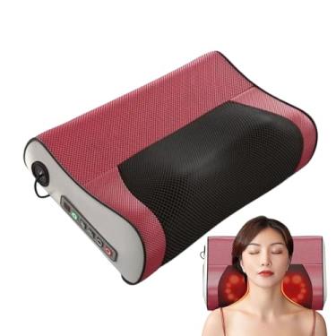 Imagem de Massageadores Elétricos | Almofadas De Massagem Para Pescoço Aquecidas Para Mulheres - Dispositivo Ergonômico Portátil Para Costas Assento Cama Escritório Carro Viagem Casa