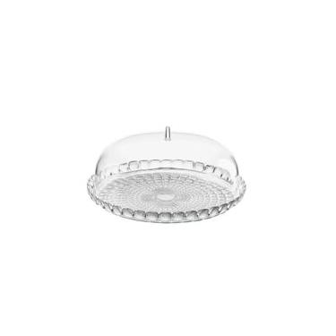 Imagem de Prato Para Bolo Com Cúpula Em Plástico SMMA Guzzini Tiffany 36cm
