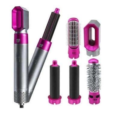 Imagem de Escova modelador alisador Secadora de Cabelo 5 em 1 de ar quente Profi