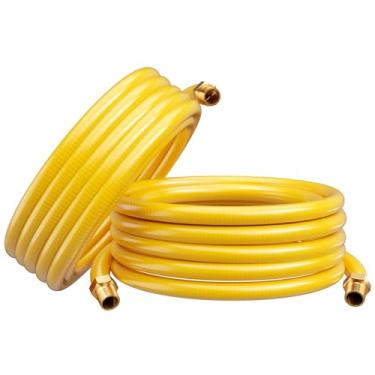 Imagem de Gsskny Mangueira Flexível Para Gás Natural De 70 Pés E 3/4 Pol., Tubo Corrugado Aço Inoxidável Csst, Kit Conversão Propano Com 2 Adaptadores Machos