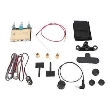 Imagem de SPYMINNPOO Captação de Guitarra Acústica, Transdutor Ativo de Piezo Com 3 Bandas de Controle de Volume de Volume Acessórios para Instrumentos Musicais para Ukulele Violino Performance