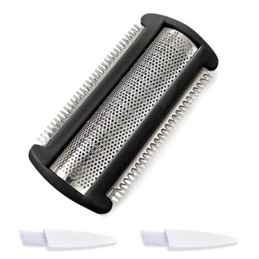 Imagem de Cabeça de alumínio de substituição BG2000 compatível com Bodygroom Series 7000 (BG7030/BG7040), 5000 (BG5025) e 3000 – Sistema hipoalergênico de barbear úmido/seco