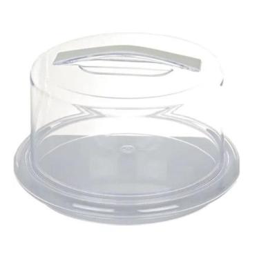 Imagem de Porta Queijo Com Tampa Acrílico - Queijeira Cozinha 20 Cm - Acrilic Li