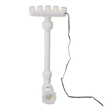 Imagem de Asixxsix Fontes de Piscina Solar para Piscinas Acima/embrulheiras, Fonte de Aspersão de Piscina Ajustável Com RGB Light Colorful Light and Remote Control App, Pulverizador de Cascata