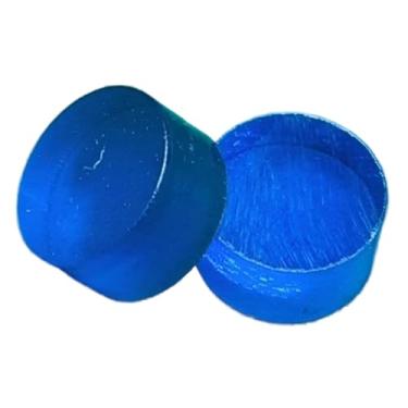 Imagem de simhoa Ponta de taco de bilhar de alta dureza, 2 peças, ponta de reposição transparente, diâmetro de 14,6 mm para iniciantes em sinuca, Azul Escuro