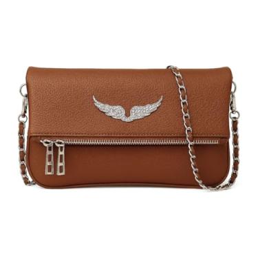 Imagem de ALWY Bolsa Feminina Transversal Passeio Fashion Espaçosa Moderna (Marrom)