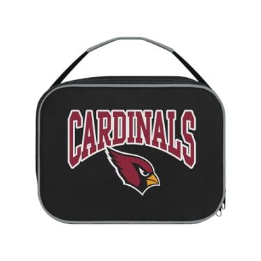 Imagem de FOCO NFL unissex adulto oficialmente licenciado Wordmark Team Color Big Logo Football Zip Closure 7L Lunch Bag - Arizona Cardinals
