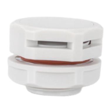 Imagem de IEUDNS Parafuso de respiro M16x1,5, à prova de poeira, à prova d'água IP67, válvula redutora de pressão, plugue de respiro de iluminação, resistente, Branco